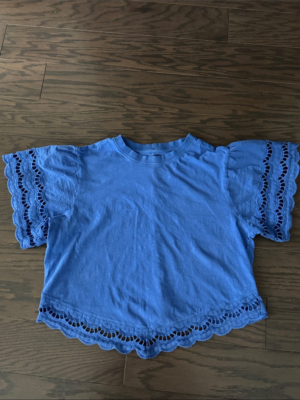 Next Blue Cotton Top
